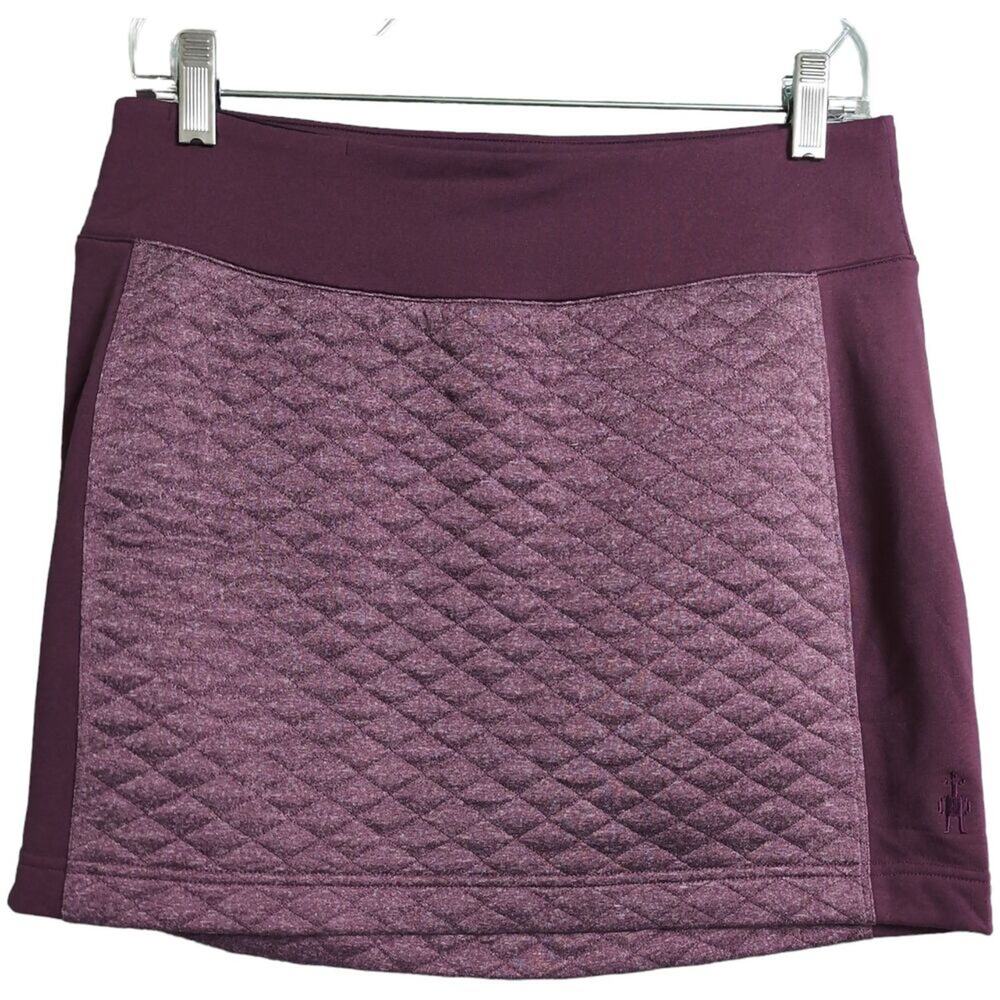 Smartwool Purple Quilted Insulated Mini Skirt Outdoor Hiking Skirt Size S